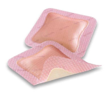 Skumbandasje Allevyn Ag Gentle Border silikon sølv steril 10cm x 10cm
