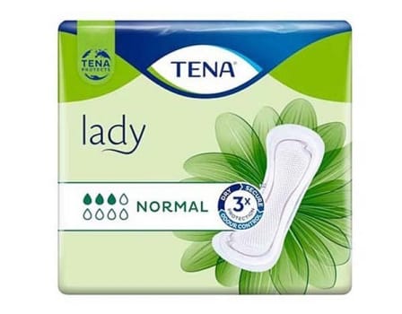 Inko skydd Tena Lady Normal. 27x11cm, ABS ISO 306ml