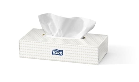 Ansiktsservett Tork 20x20,8cm 2-lag premium EU-Ecolabel