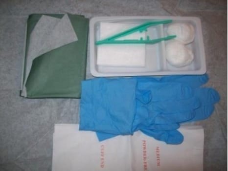 Kateterset Ast Medical litet non-woven. Steril, latexfri