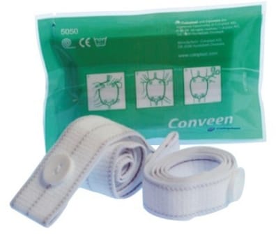 Fixeringsband Conveen Sec+ 2,5x60cm. Knappar