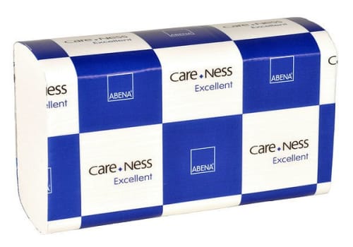 Pappershandduk Careness 20,6x24cm 2-lag vit nonstop-vikt Ecolabel