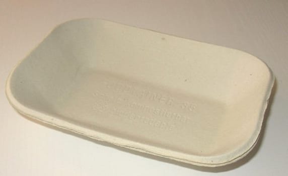 Sprutfat 35 naturell 216x140x40mm papper miljömärkt