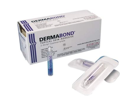 Vävnadslim Dermabond Mini 0,35ml steril ampull sårlängd 4cm
