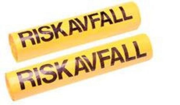 Riskavfallssäck autoklaverbar gul 125l 400x350x1150mm 70my