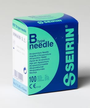 Akupunkturnål Seirin b 0,20x15mm plastskaft utan hylsa