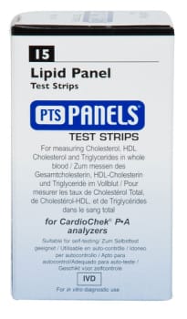 Teststicka lipidpanel för Cardiochek analyzer 15 st/förp