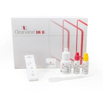 Mononukleos Clearview im 2. 20 tester/förpackning kvalitativt
