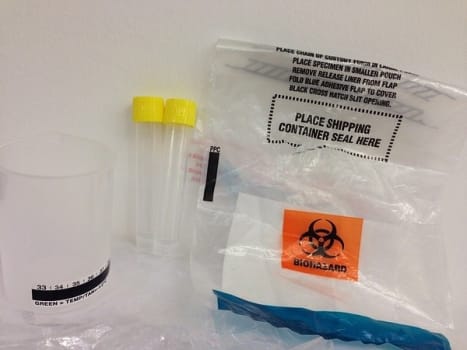 Drogtestkit för droganalyser i urin med temperaturindikator 1st/fp