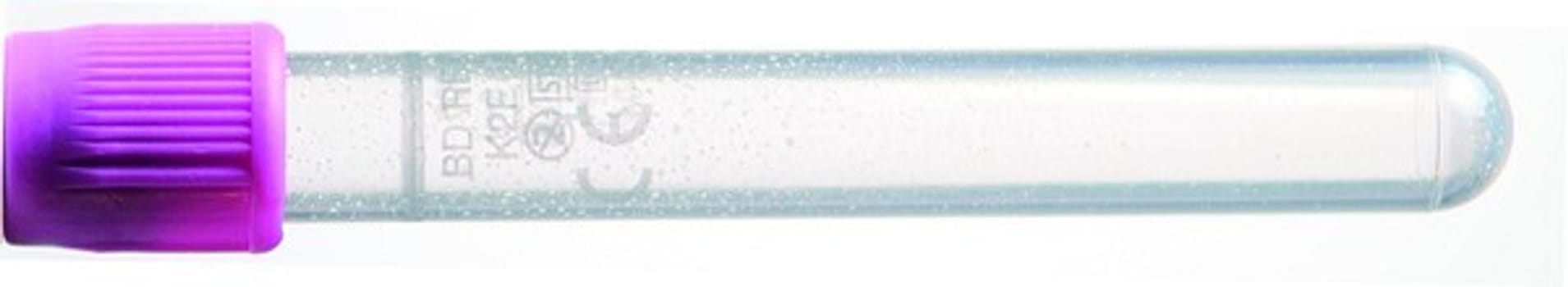 Vakuumrör vacutainer k2-edta 7/6ml lila transp