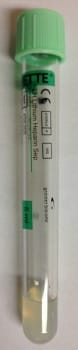 Vakuumrör vacuette li-hep gel 7/5ml ljusgrön dragkork transp 50st/fp