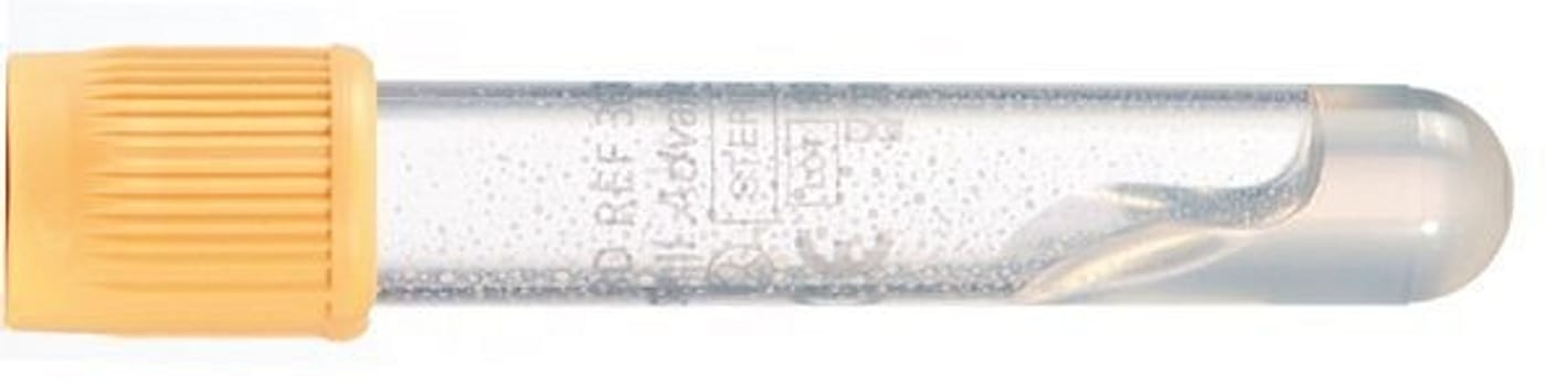 Vakuumrör vacutainer koag akt gel 5/3,5ml gul transp