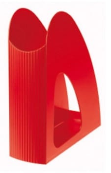 Tidskriftsamlare Office Depot A4 röd plast 75x240x255mm