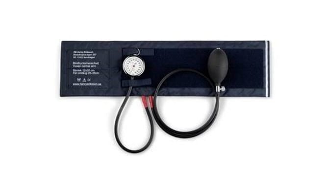 Blodtrycksmätare durashock 12x35cm yttermanschett av nylon (blå)pvcfri