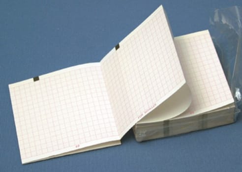 Reg papper ekg schiller at 1 90x90mm/400 blad