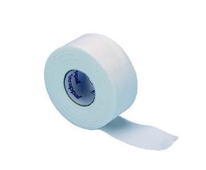 Sporttejp Strappal 4cmx10m oelastisk rivbar lanolin