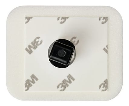 Ekg elektrod red dot 40x32mm m vridbar banankontakt