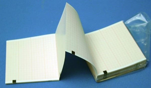 Reg papper ekg schiller at 4 90x90mm/270 blad