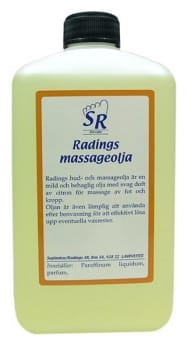 Massageolja 1000ml citron fot och kropp parfymerad