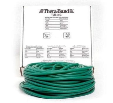 Träningsband tubing 30,5m grön hårt motstånd