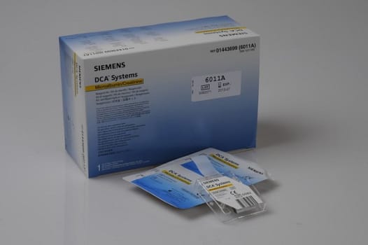 DCA mikroalbumin/kreatinin kassett kylvara