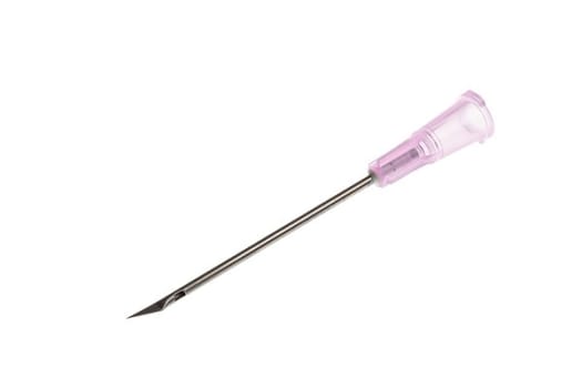 Uppdragningskanyl BD 1,25x40mm rosa. Steril, PVC-fri, ej trubbig