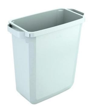 Sopkärl rektangel vit 60l 590x515x275mm