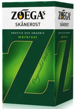Kaffe brygg Zoega skånerost 450g mörkrost