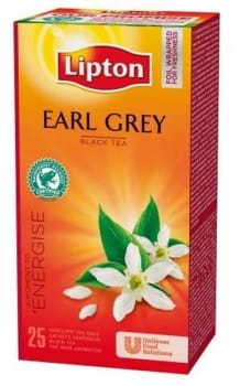 Te Lipton Earl Grey Rainforest 25st påsar á 2,0g/ask