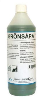 Allrengöring grönsåpa 1l parfymerad Bra Miljöval pH 10,5