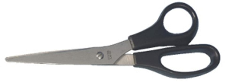 Universalsax Niceday 21cm rostfri plasthandtag svart
