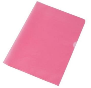 Plastmapp A4 röd 0,12mm miljövänlig PP