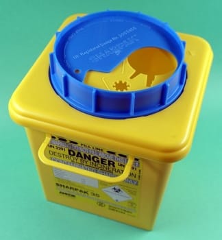 Kanylburk Sharpack 35 3,5l 195x177x177mm adr-godkänd