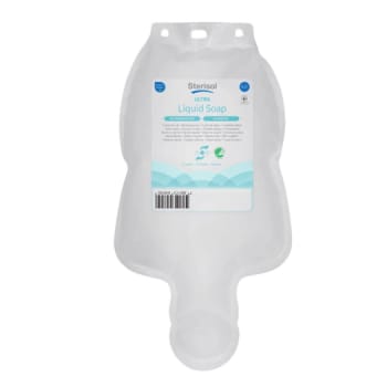Flytande tvål Sterisol mild 700ml pH5,5 refill oparfymerad Svanenmärkt