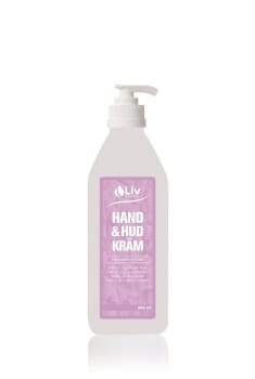 Hand & hudkräm LIV 600ml pH 5,5 oparfymerad Svanenmärkt