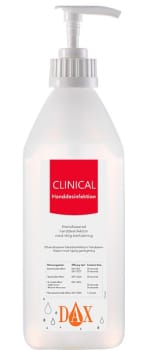 Handdesinfektion DAX Clinical 600ml med pump