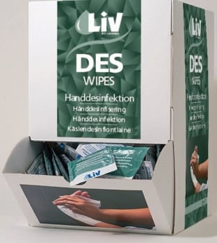 Handdesinfektion LIV Wipes servett 250st/frp