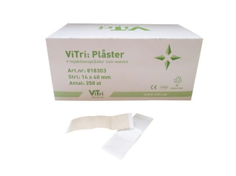 Plåster inj ViTri 14x40mm non-woven