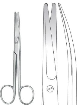 Sax mayo dissektion böjd 14.5 cm OP-kval