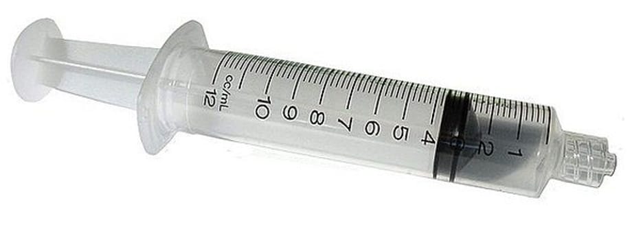 Spruta Terumo 3-komp l-l 10ml. Steril, centrerad gradering 0,2ml