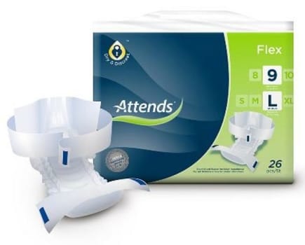 Inko skydd Attends Flex 9 L. Höft 85 - 125 cm, ABS ISO 2304 ml