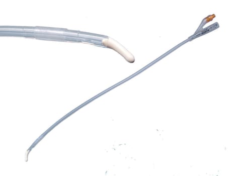 Urinkateter AquaFlate CH14 41cm Tie 10 ml förfylld spruta helsilikon