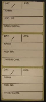 Etikett namn föd dat unders 32x41mm 500st/rle