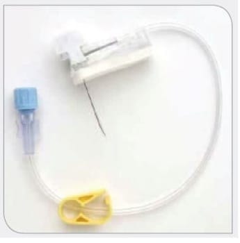 Venportsnål Gripper Plus 0,7x19mm. Steril, stickskyddad ftalatfri PVC