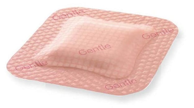 Allevyn gentle border 10x20cm steril vidhäftande