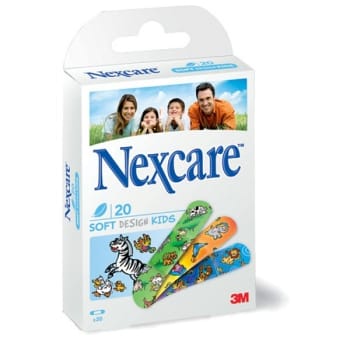 Plåster Nexcare Soft Kids 19x72mm non-woven
