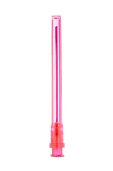 Uppdragningskanyl Sol-M 1,2x50mm röd. Steril, PVC-fri, trubbig