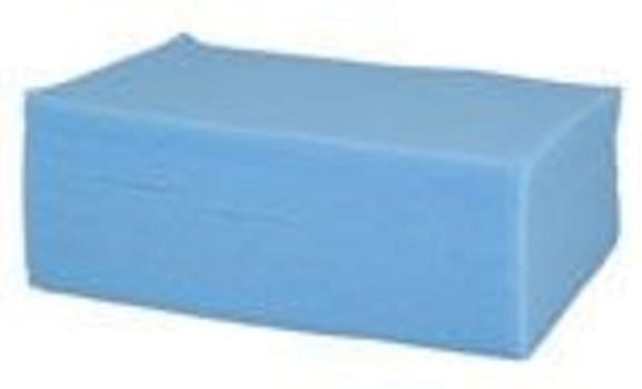 Tvättlapp skumplast blå 27x19x0,3cm freonfritt