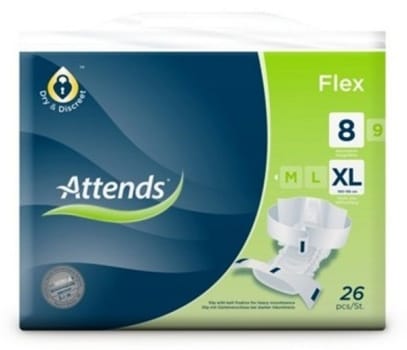 Inko skydd Attends Flex 8 XL. Höft 100 - 155 cm, ABS ISO 2319 ml
