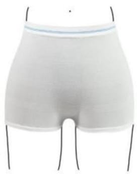 Fixeringsbyxa utan ben Sanifix Standard M. Höft 70-110cm blå